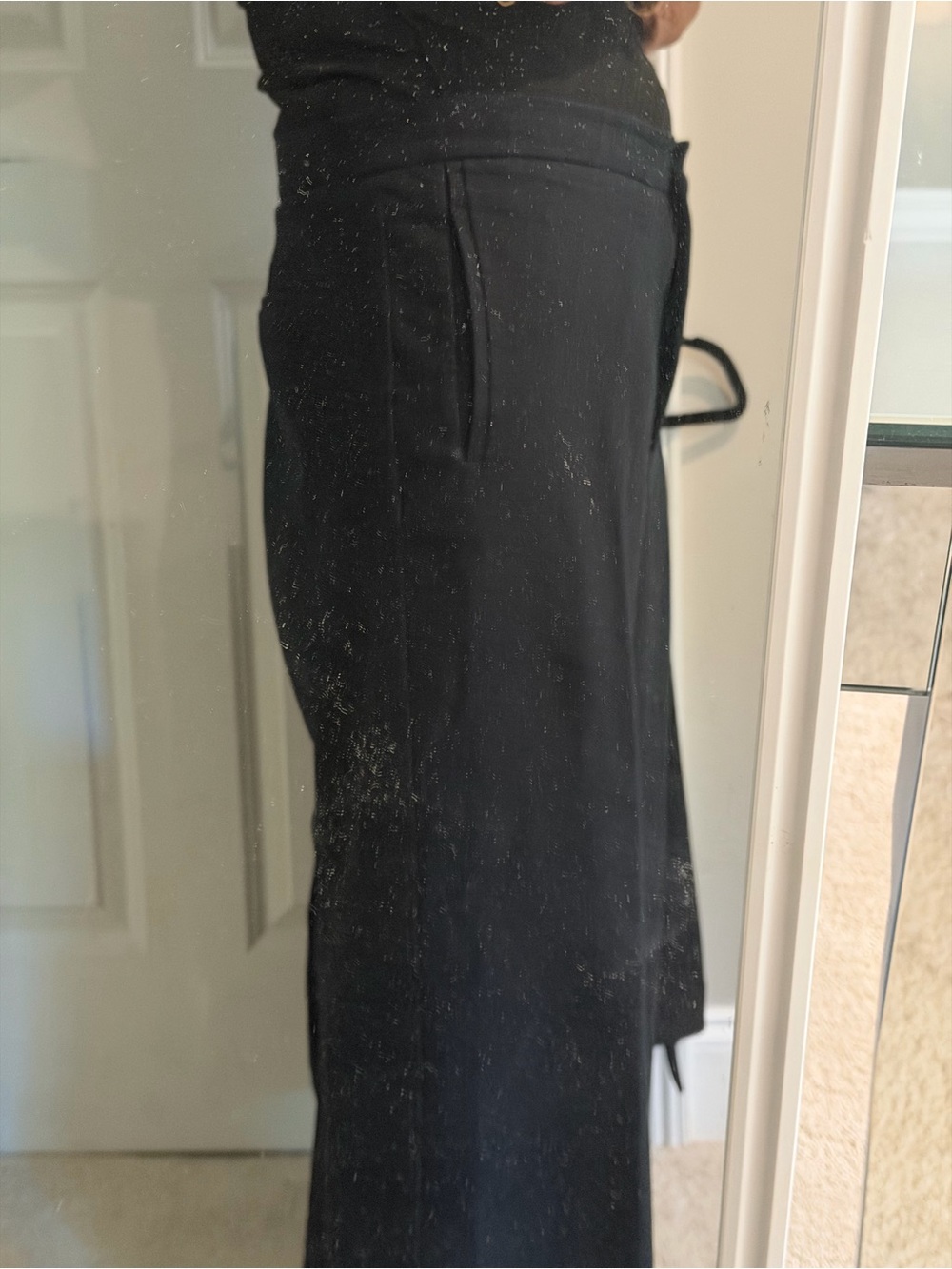 Ann Taylor Black wide leg pant
